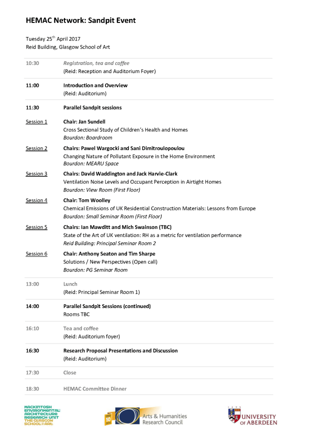 Final programme- HEMAC Sandpit